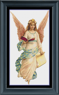 Thumbnail for Stitching Jules Design Cross Stitch Pattern Angel Christian Religious Cross Stitch Embroidery Needlepoint Instant PDF Download Pattern Keeper Ready