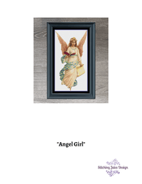 Thumbnail for Stitching Jules Design Cross Stitch Pattern Angel Christian Religious Cross Stitch Embroidery Needlepoint Instant PDF Download Pattern Keeper Ready