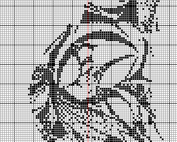 Stitching Jules Design Cross Stitch Pattern Artistic Dancing Lady Cross Stitch Pattern | Monochrome | Instant PDF Download