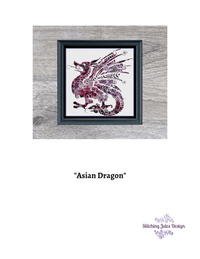 Thumbnail for Stitching Jules Design Cross Stitch Pattern Asian Dragon Cross Stitch Pattern | Chinese Dragon Cross Stitch Pattern | Instant PDF Download
