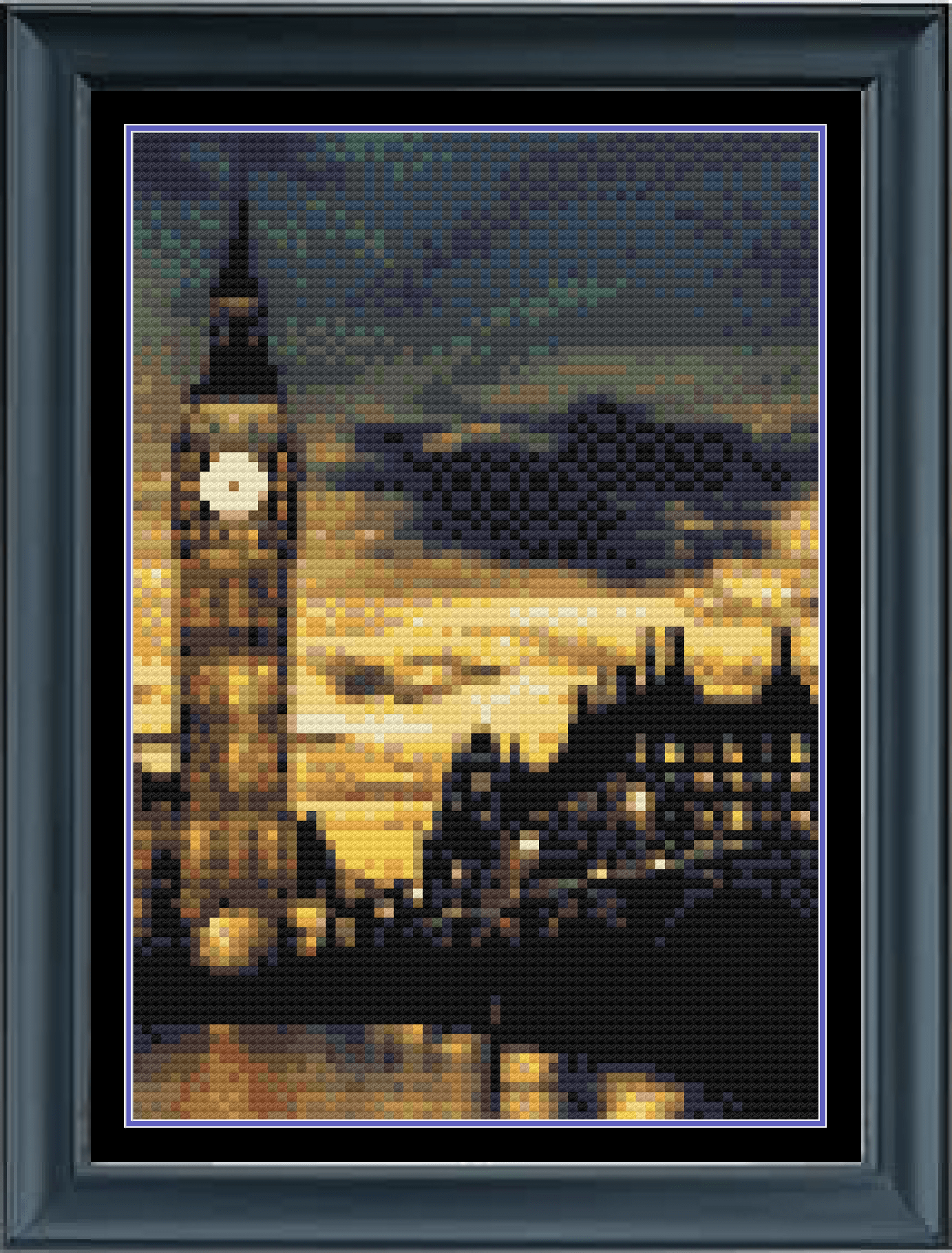 Stitching Jules Design Cross Stitch Pattern Big Ben At Night London Cross-Stitch Pattern Instant PDF Download