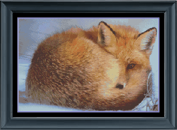 PDF Fox Cross Stitch Pattern Wild Animal Cross Stitch Pattern Nature Cross  Stitch Pattern Fox Diamond Painting 