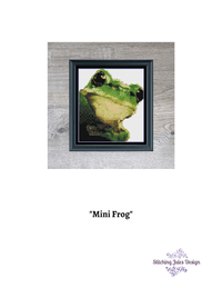 Thumbnail for Stitching Jules Design Cross Stitch Pattern Frog Cross Stitch Pattern | Mini Small Cross Stitch Pattern | Physical Or PDF Instant Download Pattern Options