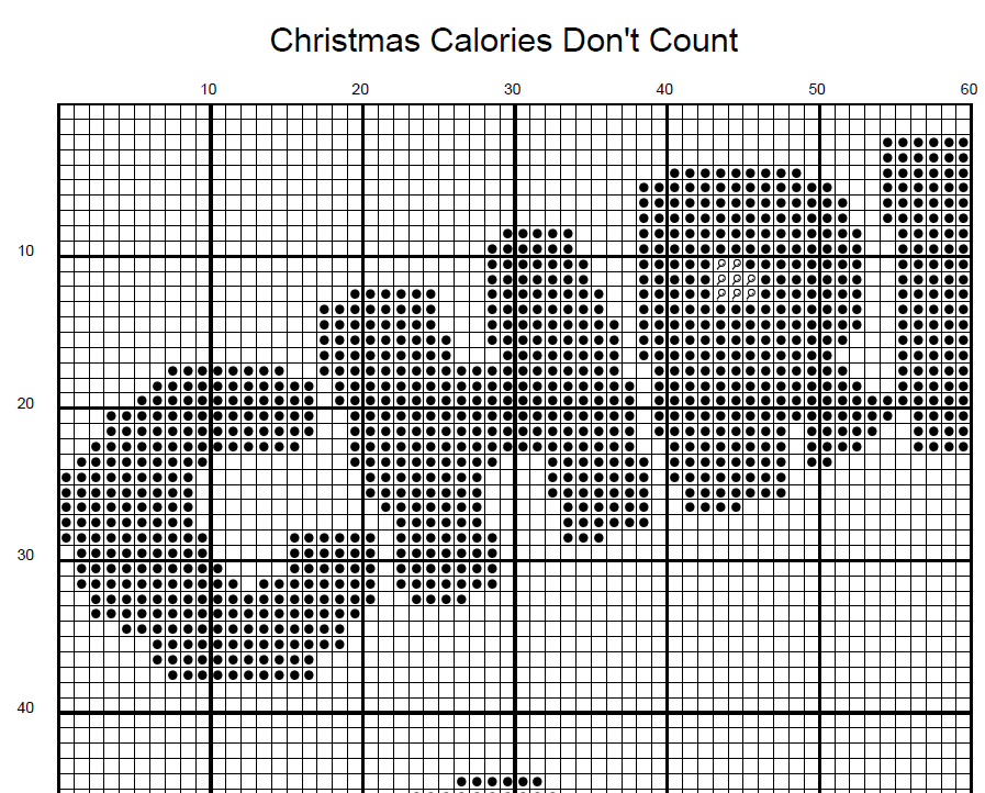 Stitching Jules Design Cross Stitch Pattern Funny Christmas Cross Stitch Pattern Instant Download PDF