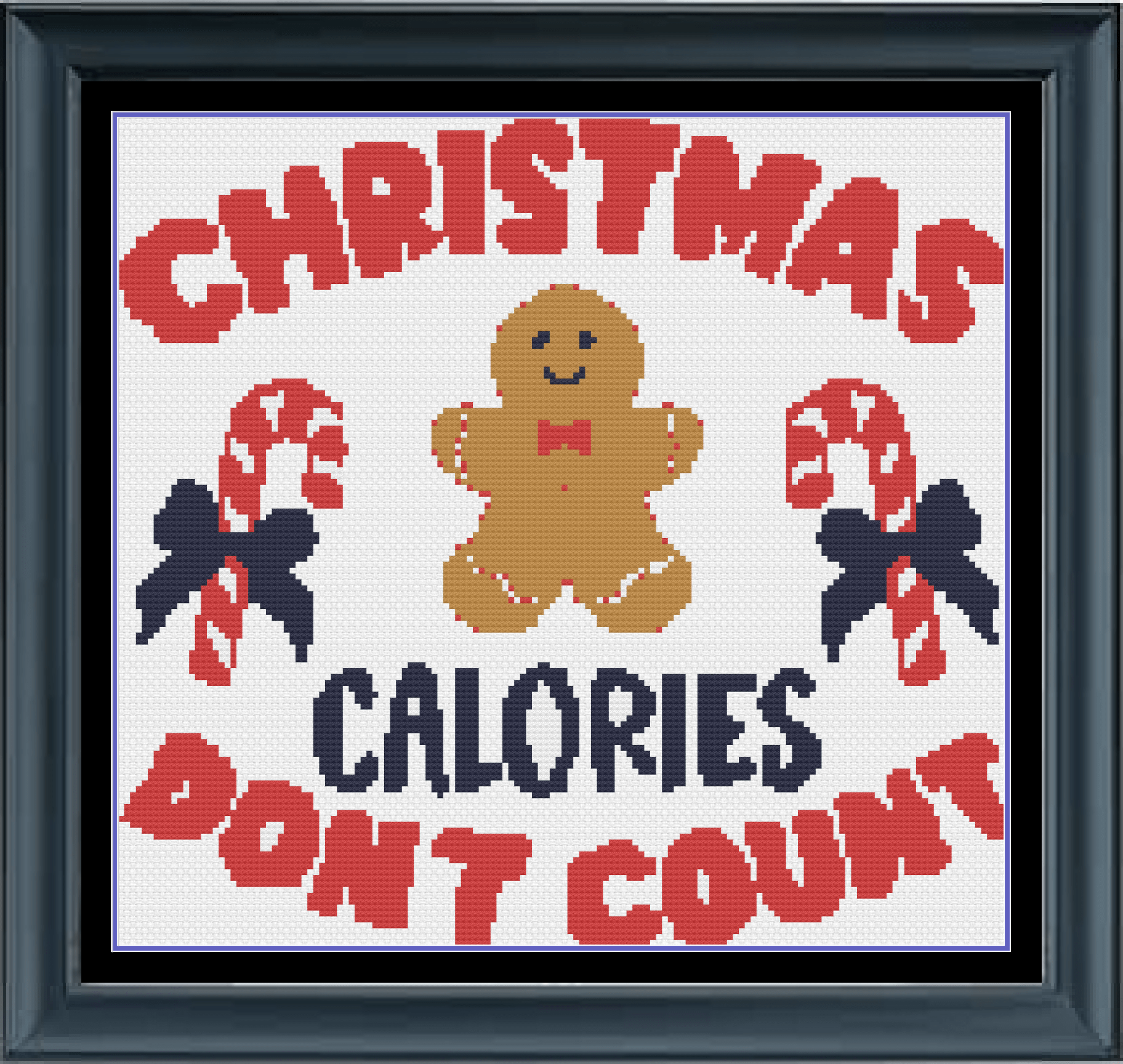 Stitching Jules Design Cross Stitch Pattern Funny Christmas Cross Stitch Pattern Instant Download PDF