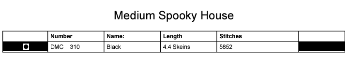 Stitching Jules Design Cross Stitch Pattern Haunted Spooky Halloween House Medium Monochrome Counted Cross-Stitch Pattern | Instant Download PDF