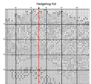 Stitching Jules Design Cross Stitch Pattern Hedgehog Animal Garden Mushroom Counted Cross-Stitch Pattern (Digital Download)