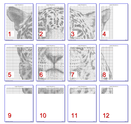 Stitching Jules Design Cross Stitch Pattern Leopard Animal Counted Cross-Stitch Pattern | Premium Counted Cross-Stitch Pattern | Instant Download PDF
