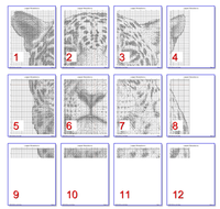 Thumbnail for Stitching Jules Design Cross Stitch Pattern Leopard Animal Counted Cross-Stitch Pattern | Premium Counted Cross-Stitch Pattern | Instant Download PDF