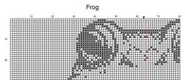 Stitching Jules Design Cross Stitch Pattern Mini Frog Cross Stitch Pattern | Animal Cross Stitch | Monochrome | Instant Download PDF
