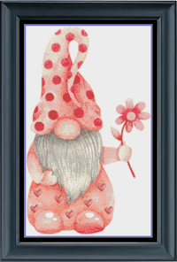 Thumbnail for Stitching Jules Design Cross Stitch Pattern Mini Gnome Cross Stitch Pattern Instant PDF Download