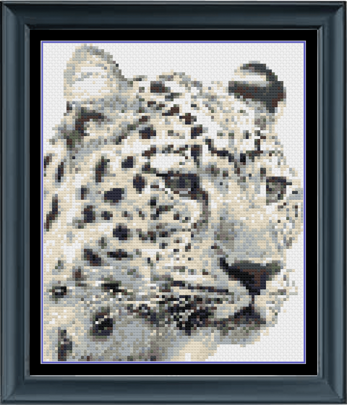 Stitching Jules Design Cross Stitch Pattern Mini Leopard Cross Stitch Pattern Instant PDF Download