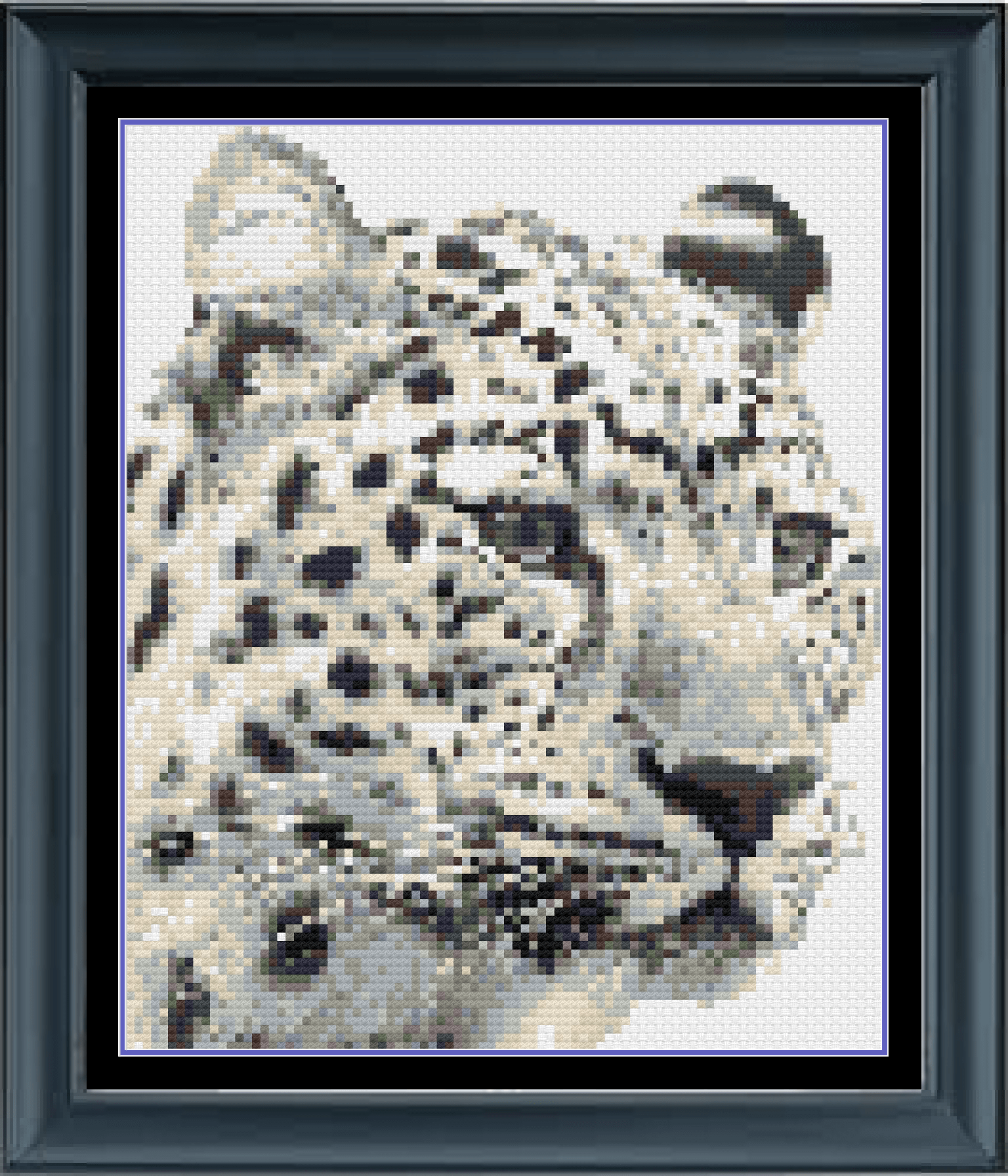 Stitching Jules Design Cross Stitch Pattern Mini Leopard Cross Stitch Pattern Instant PDF Download