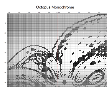 Stitching Jules Design Cross Stitch Pattern Octopus Cross Stitch Pattern | Blackwork Cross Stitch Pattern | Physical And Digital PDF Download Pattern Options