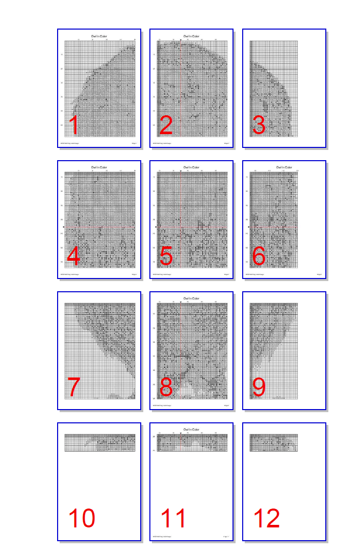 Stitching Jules Design Cross Stitch Pattern Owl Cross Stitch Pattern | Animal Cross Stitch Pattern | PDF Download