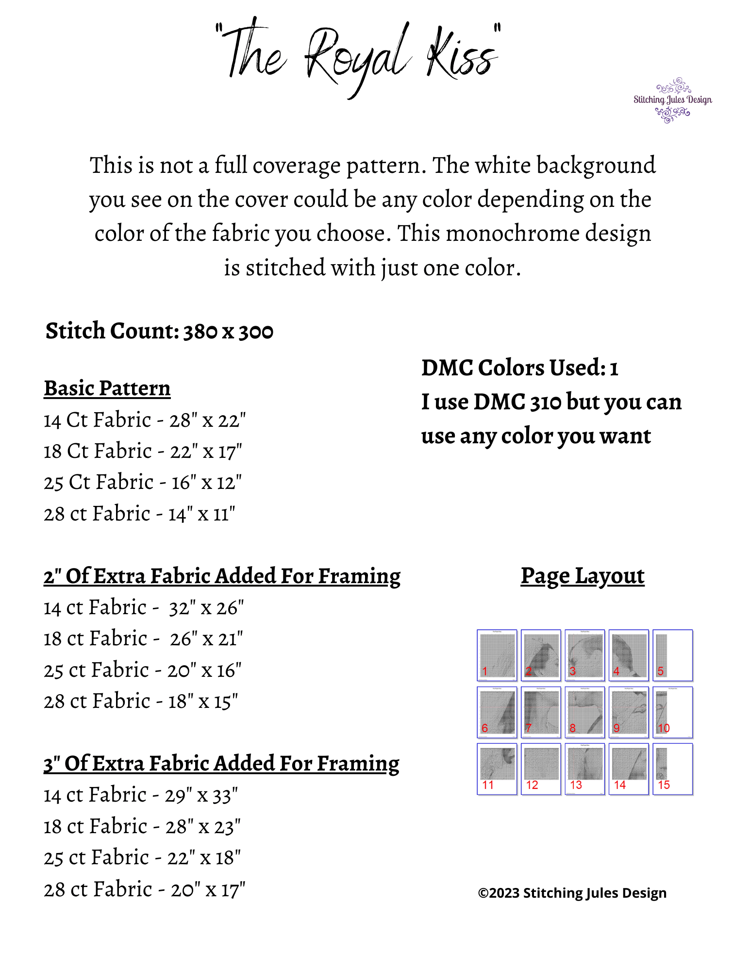 Stitching Jules Design Cross Stitch Pattern Prince William Cross Stitch Pattern | Royalty Cross stitch Pattern | Blackwork | Instant PDF Download And Physical Pattern Options
