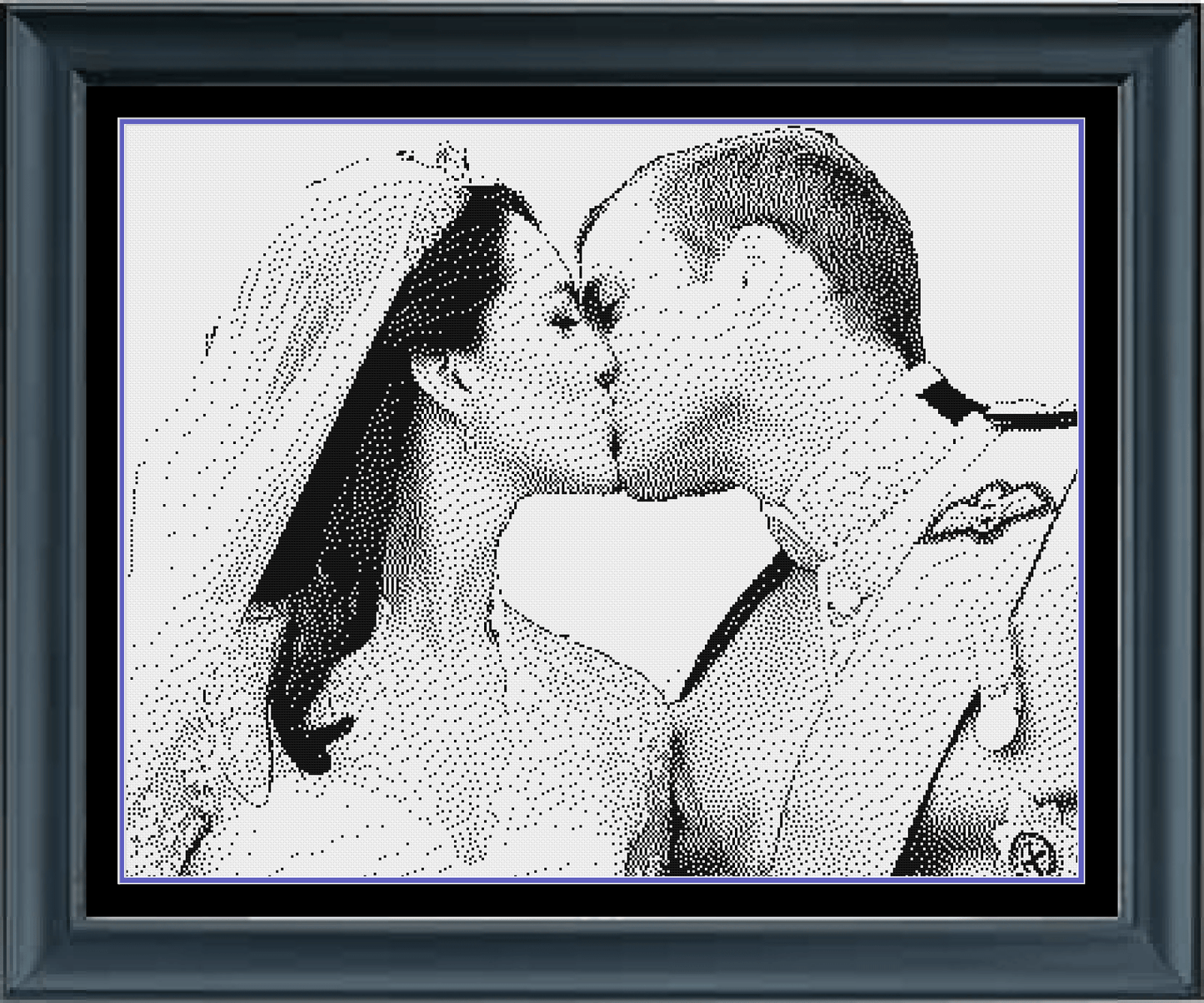 Stitching Jules Design Cross Stitch Pattern Digital PDF Download - $11 Prince William Cross Stitch Pattern | Royalty Cross stitch Pattern | Blackwork | Instant PDF Download And Physical Pattern Options