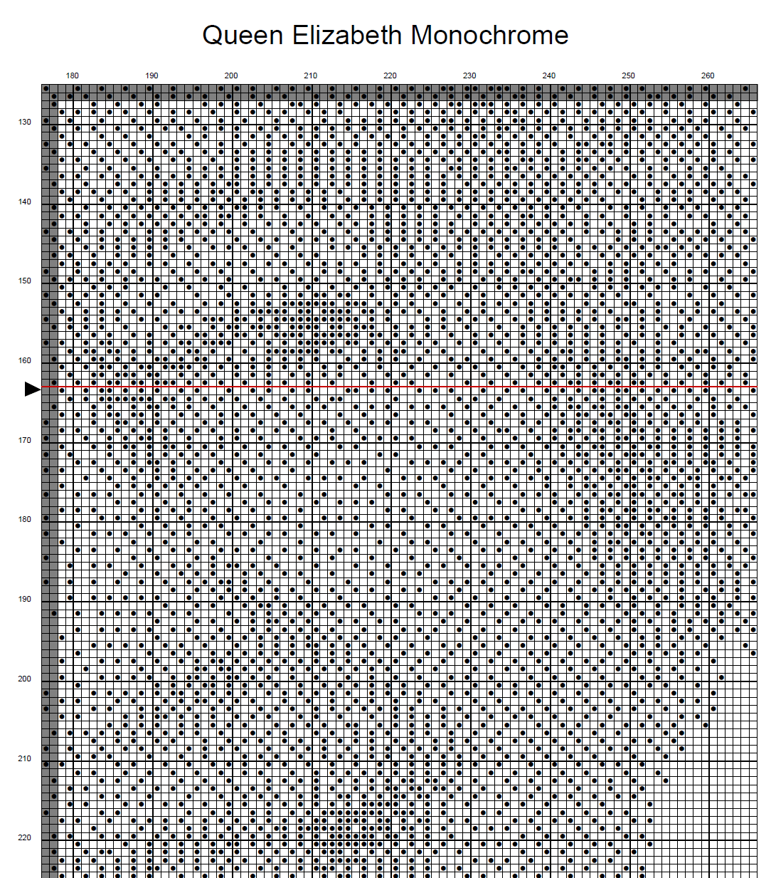 Stitching Jules Design Cross Stitch Pattern Queen Elizabeth Royalty UK London Icon Monochrome Cross Stitch Embroidery Needlepoint Pattern PDF Download