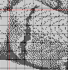 Stitching Jules Design Cross Stitch Pattern Rattlesnake Reptile Monochrome Cross Stitch Pattern