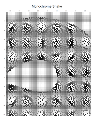 Stitching Jules Design Cross Stitch Pattern Snake Cross Stitch Pattern | Reptile Cross Stitch Pattern | Blackwork | Instant PDF Download And Physical Pattern Options