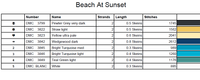 Thumbnail for Stitching Jules Design Cross Stitch Pattern Sunset Beach Tropical Island Stained Glass Full Coverage Counted Cross Stitch Pattern Digital Download