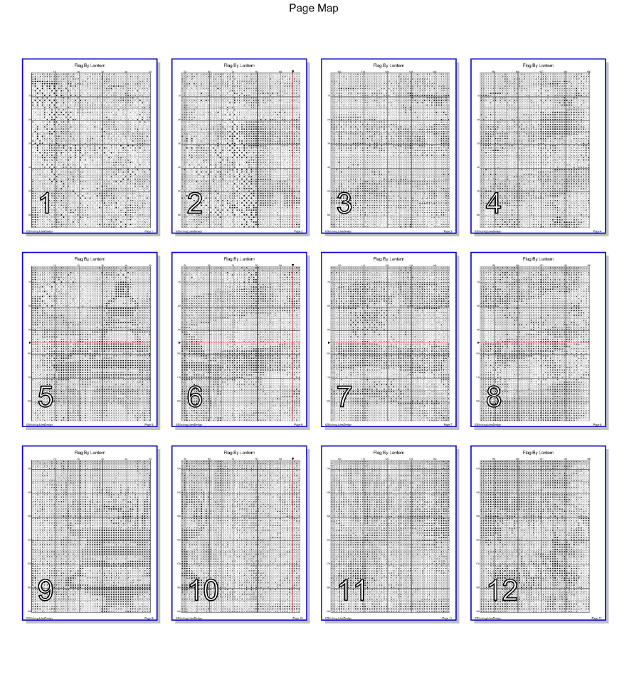 Stitching Jules Design Cross Stitch Pattern Vintage American Flag Patriotic Americana Full Coverage Counted Cross Stitch Pattern Digital Download