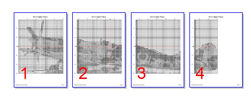 Stitching Jules Design Cross Stitch Pattern Vintage Fighter Plane Cross Stitch Pattern | World War II Fighter Plane | PDF Instant Download