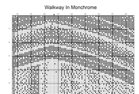 Thumbnail for Stitching Jules Design Cross Stitch Pattern Walkway Architecture Building Monochrome Cross Stitch Needlepoint Embroidery Pattern - Instant Download - Pattern Keeper Ready