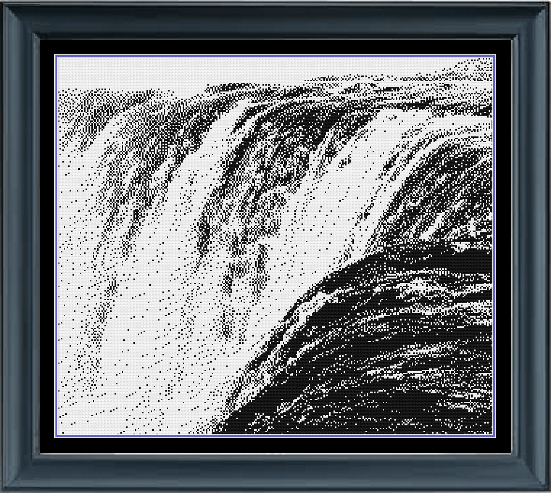 Stitching Jules Design Cross Stitch Pattern Waterfall Cross-Stitch Pattern | Niagra Falls Cross-Stitch Pattern | Blackwork | Instant PDF Download