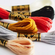 DMC embroidery floss is a great choice for cross-stitching