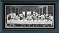 Thumbnail for Last Supper Da Vinci Counted Cross Stitch Pattern | Religious Cross Stitch | Monochrome Blackwork | Instant Download PDF