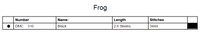 Thumbnail for Mini Frog Cross Stitch Pattern | Animal Cross Stitch | Monochrome | Instant Download PDF