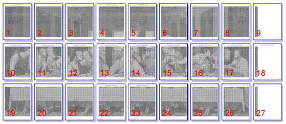 Last Supper Da Vinci Counted Cross Stitch Pattern | Religious Cross Stitch | Monochrome Blackwork | Instant Download PDF