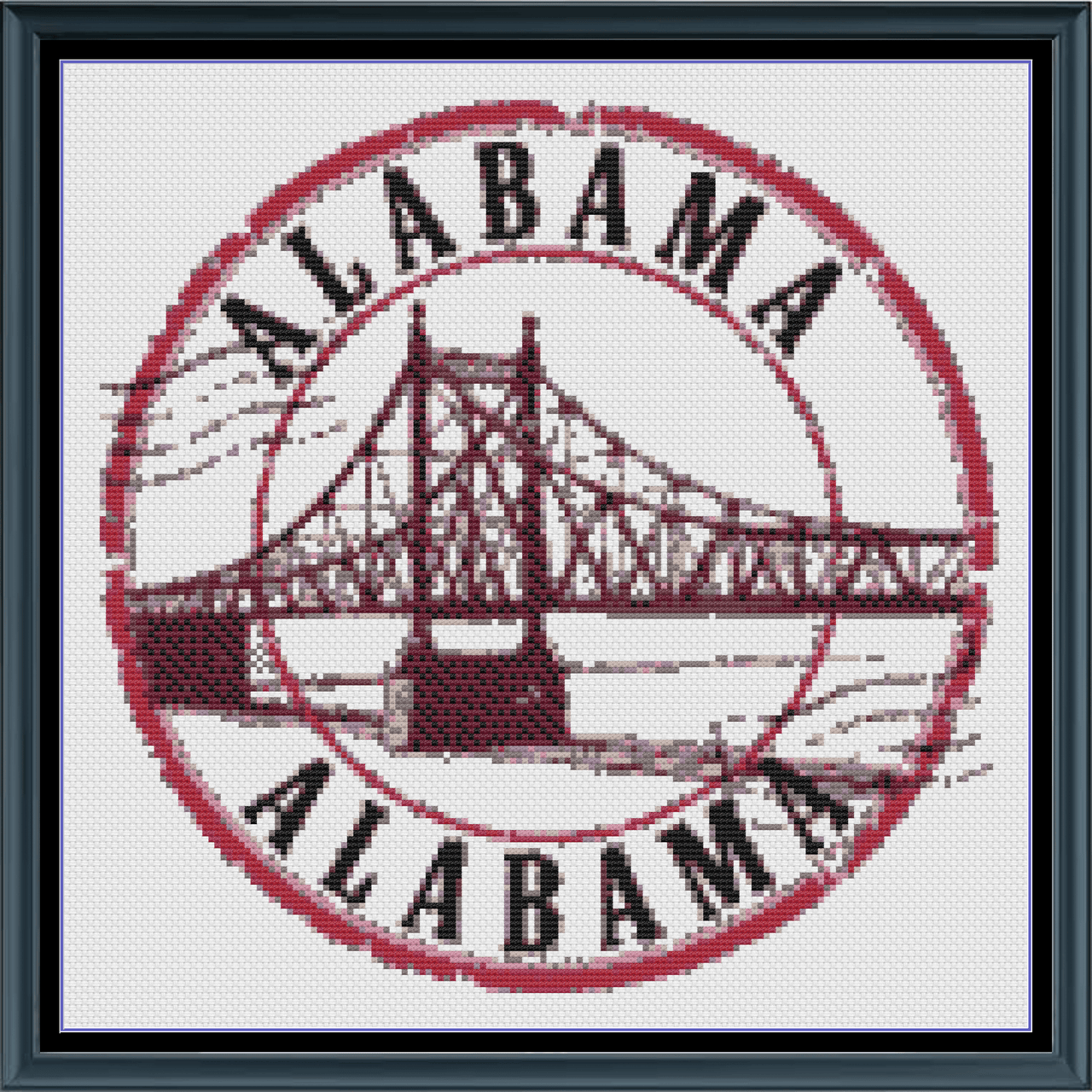 Stitching Jules Design Cross Stitch Pattern Alabama