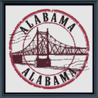 Thumbnail for Stitching Jules Design Cross Stitch Pattern Alabama