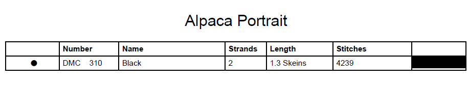 Stitching Jules Design Cross Stitch Pattern Alpaca Barnyard Animal Mini Monochrome Counted Cross-Stitch Pattern (Digital Download)