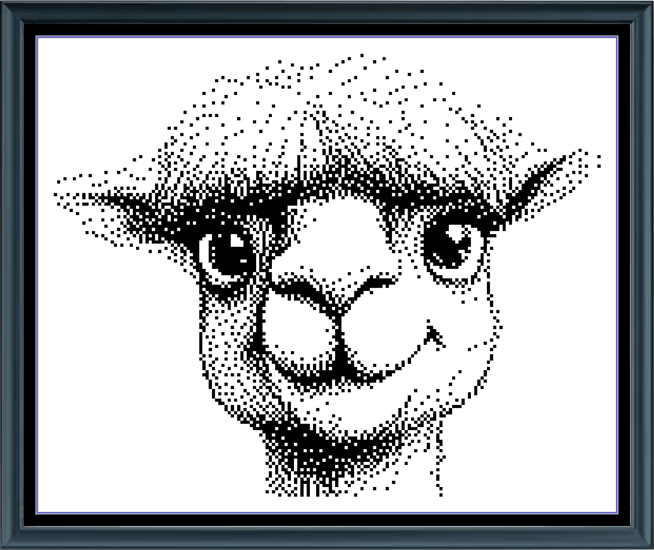 Stitching Jules Design Cross Stitch Pattern Alpaca Barnyard Animal Mini Monochrome Counted Cross-Stitch Pattern (Digital Download)