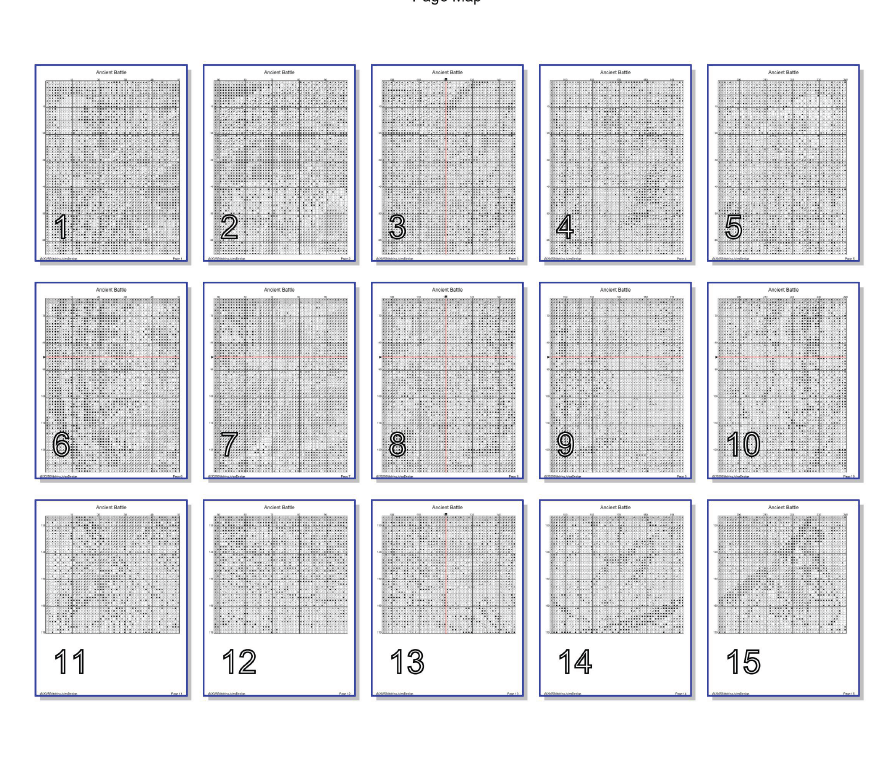 Stitching Jules Design Cross Stitch Pattern Ancient Greek Roman Battle Warrior Full Coverage Counted Cross-Stitch Pattern (Digital Download)