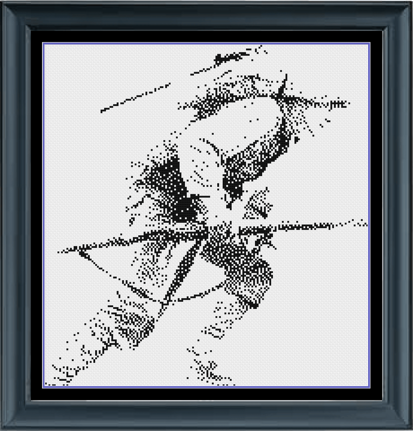 Stitching Jules Design Cross Stitch Pattern Army Soldier Cross Stitch Pattern | Military Cross Stitch Pattern | Blackwork | Instant PDF Download