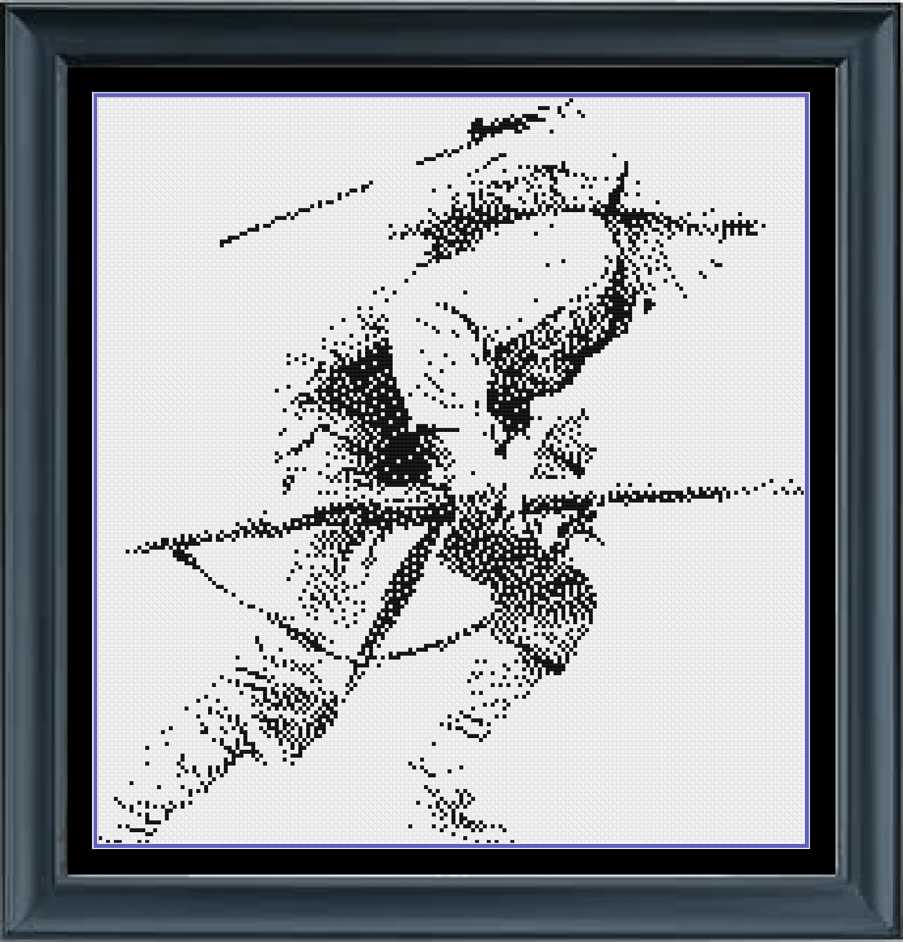 Stitching Jules Design Cross Stitch Pattern Army Soldier Cross Stitch Pattern | Military Cross Stitch Pattern | Blackwork | Instant PDF Download