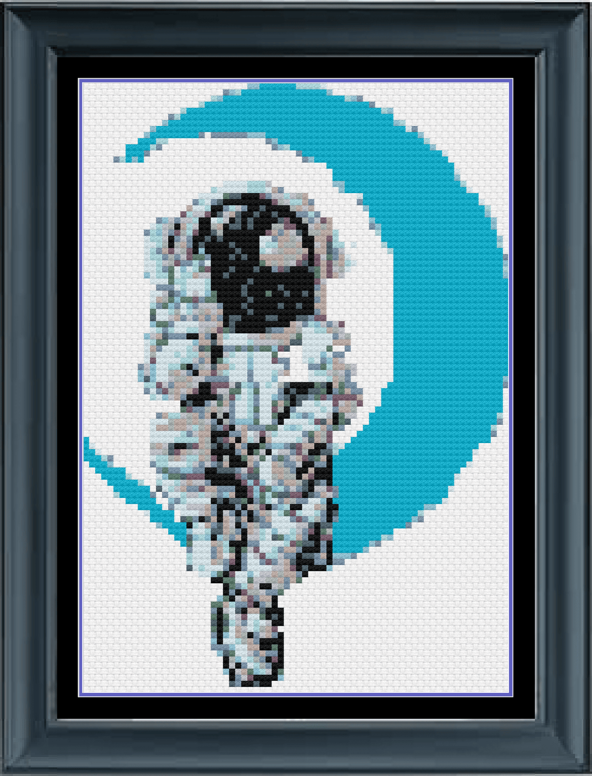 Mini Astronaut Cross Stitch Pattern | NASA Cross Stitch Pattern | Digi ...