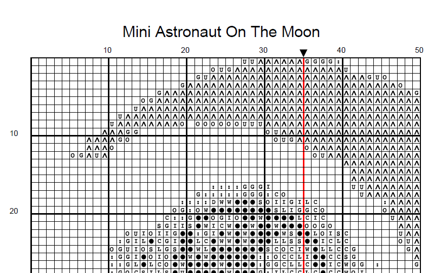Stitching Jules Design Cross Stitch Pattern Astronaut Cross Stitch Pattern | NASA Cross Stitch Pattern | Physical And Digital PDF Download Pattern Options