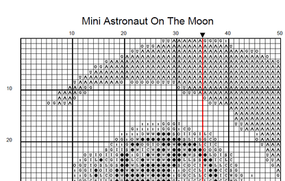 Stitching Jules Design Cross Stitch Pattern Astronaut Cross Stitch Pattern | NASA Cross Stitch Pattern | Physical And Digital PDF Download Pattern Options