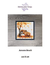 Thumbnail for Stitching Jules Design Cross Stitch Pattern Autumn Bench