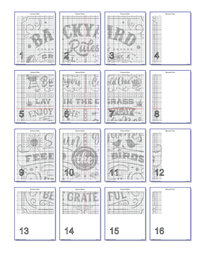 Thumbnail for Stitching Jules Design Cross Stitch Pattern Backyard Rules Sign Funny Home BBQ Family Monochrome Counted Cross Stitch Pattern Digital Download