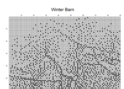 Stitching Jules Design Cross Stitch Pattern Barn Cross Stitch Pattern | Farm Cross Stitch Pattern | Blackwork Cross Stitch Pattern