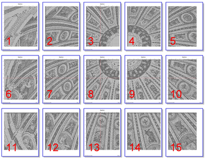 Stitching Jules Design Cross Stitch Pattern Basilica Cross Stitch Pattern | Architecture Monochrome Blackwork Cross Stitch Pattern | Instant Download PDF
