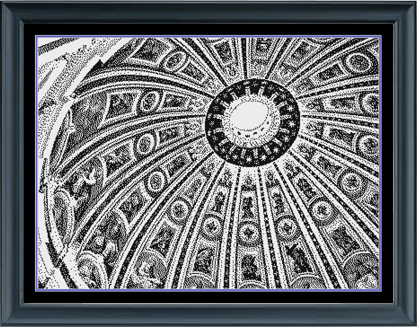 Stitching Jules Design Cross Stitch Pattern Basilica Cross Stitch Pattern | Architecture Monochrome Blackwork Cross Stitch Pattern | Instant Download PDF