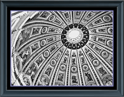 Stitching Jules Design Cross Stitch Pattern Basilica Cross Stitch Pattern | Architecture Monochrome Blackwork Cross Stitch Pattern | Instant Download PDF
