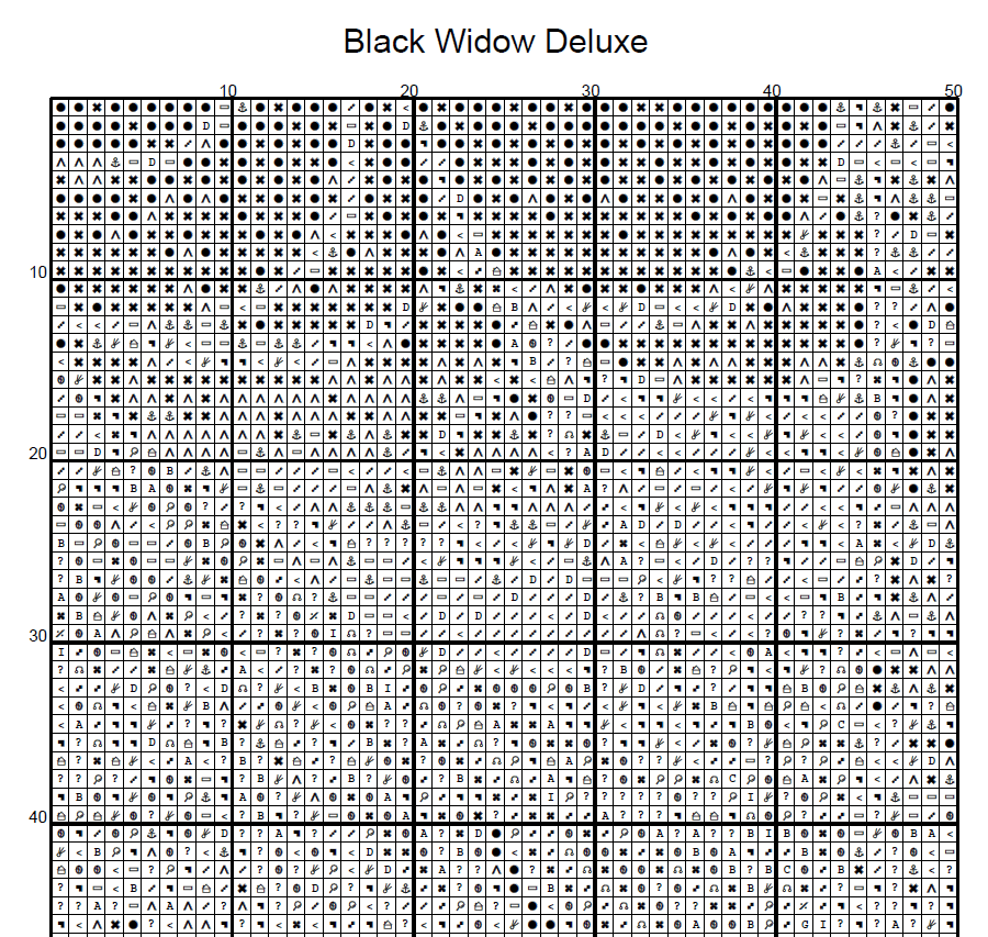 Stitching Jules Design Cross Stitch Pattern Black Widow Spider Scary Web Halloween Full Coverage Large Counted Cross Stitch Pattern Digital Download